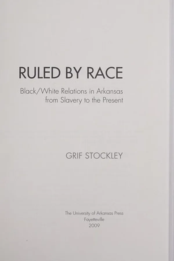 Capa de Ruled by race