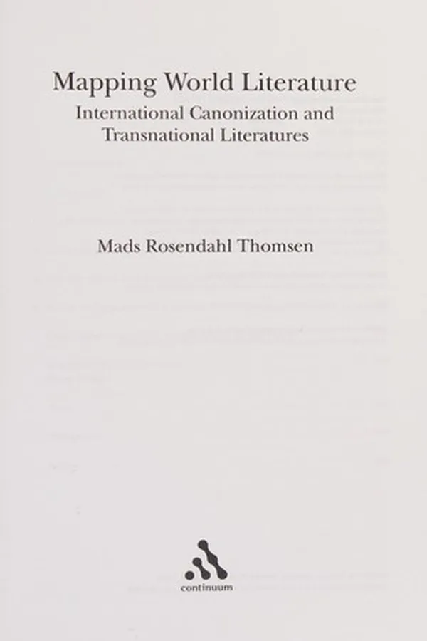 Capa de Mapping world literature