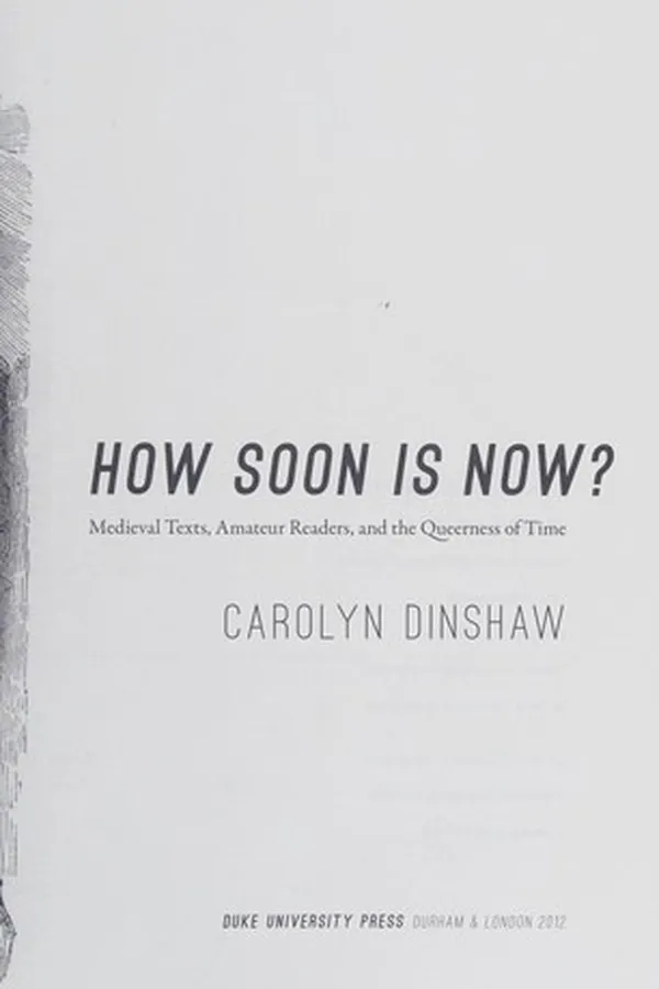 Capa de How soon is now?
