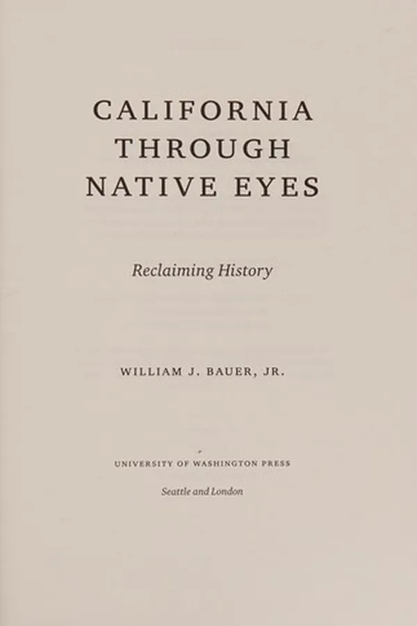 Capa de California through Native eyes