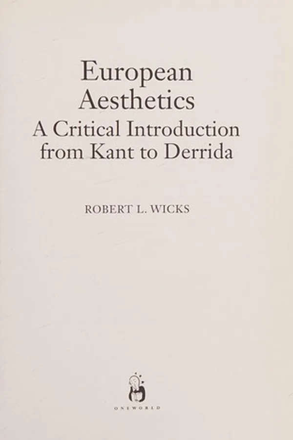 Cover of European Aesthetics