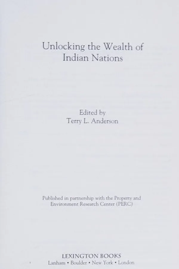 Capa de Unlocking the Wealth of Indian Nations