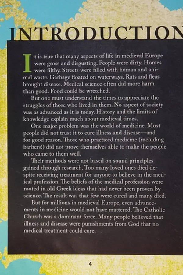 Capa de The totally gross history of medieval Europe