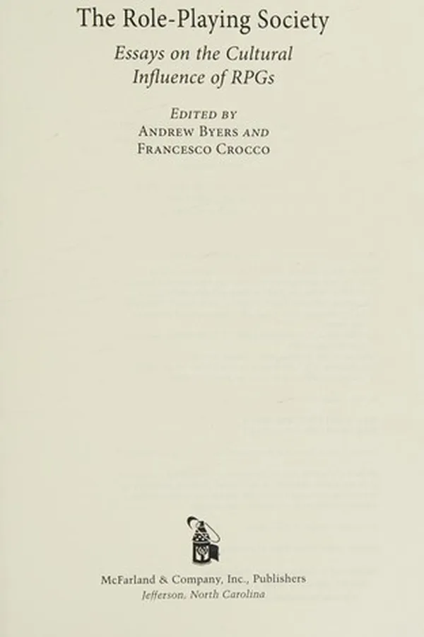 Capa de Role-Playing Society