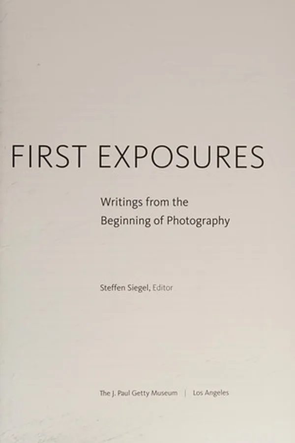 Capa de First Exposures