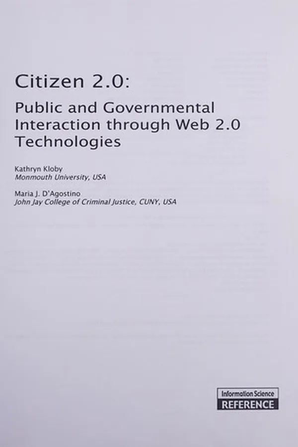 Capa de Citizen 2.0