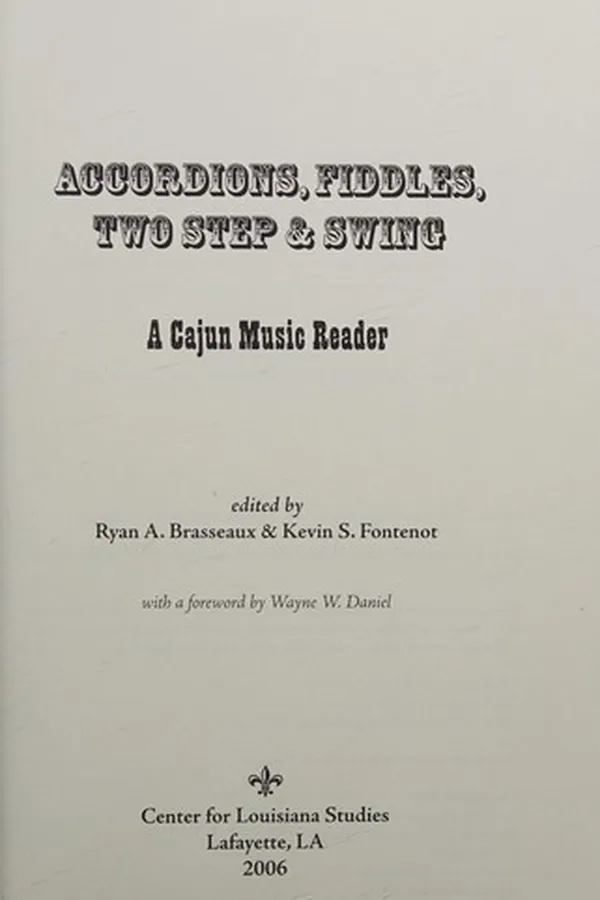 Capa de Accordions, fiddles, two step & swing