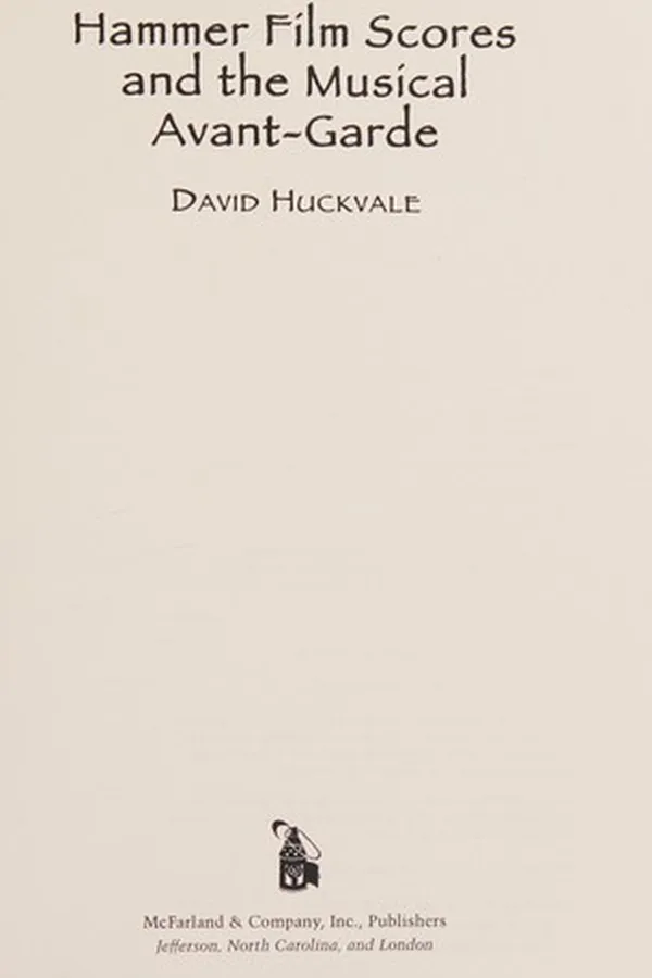 Capa de Hammer film scores and the musical avant-garde