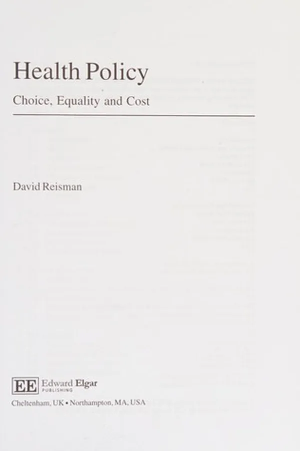 Capa de Health Policy