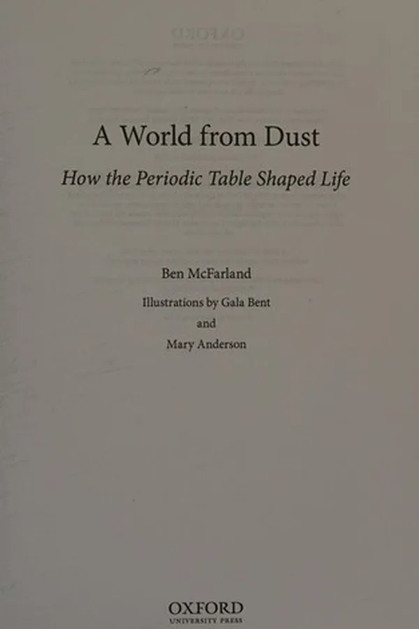 Capa de A world from dust