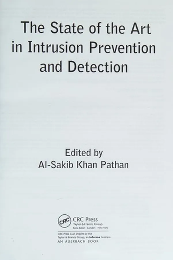 Capa de The state of the art in intrusion prevention and detection