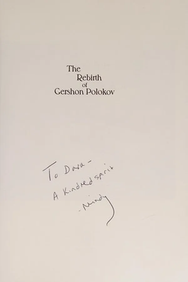 Capa de The Rebirth of Gershon Polokov