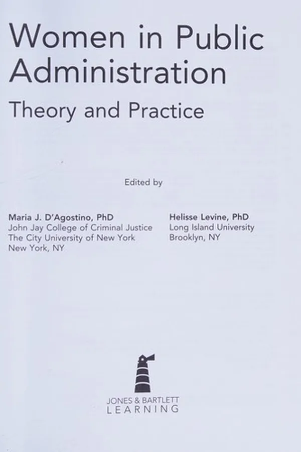 Capa de Women in public administration