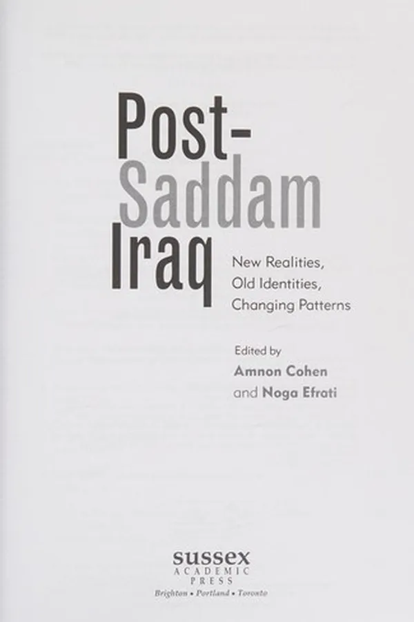 Capa de Post-Saddam Iraq