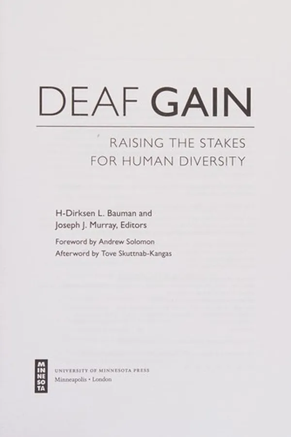 Capa de Deaf gain