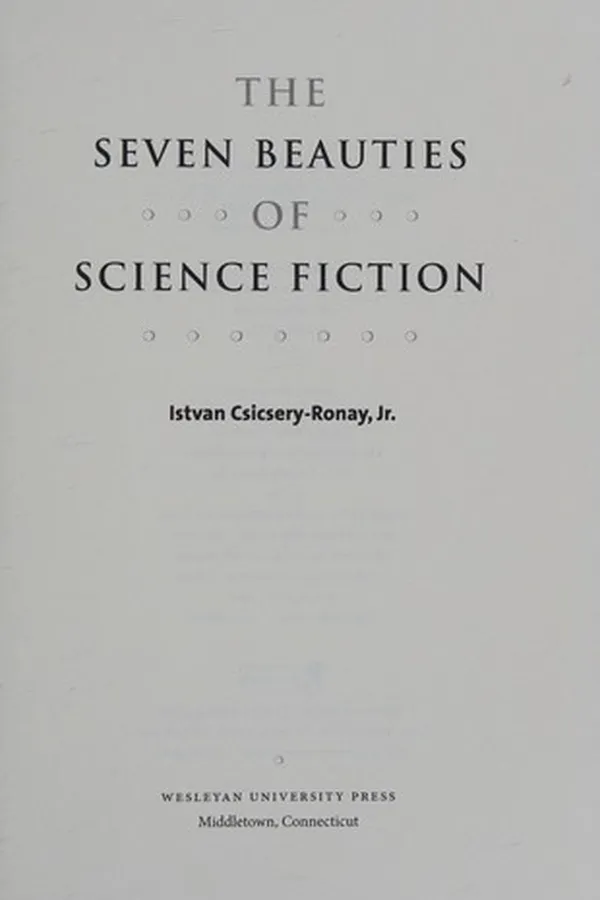 Capa de The seven beauties of science fiction