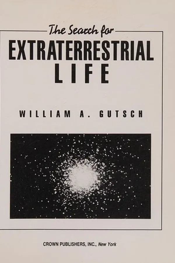 Capa de The search for extraterrestrial life