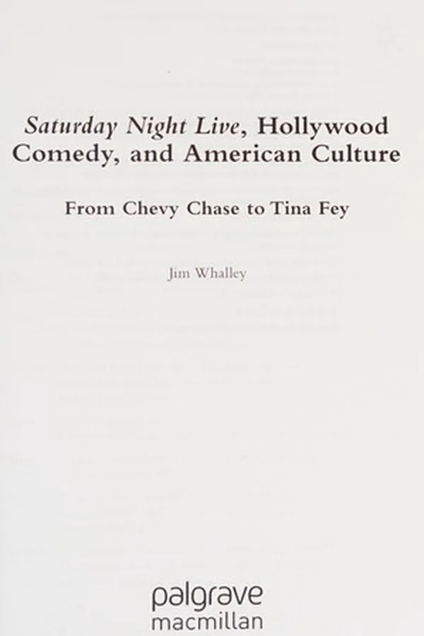Capa de Saturday night live, Hollywood comedy, and American culture
