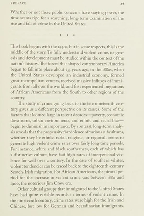 Capa de The rise and fall of violent crime in America