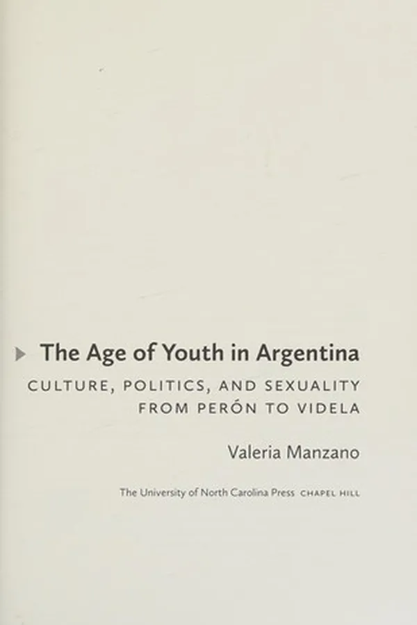 Capa de The age of youth in Argentina