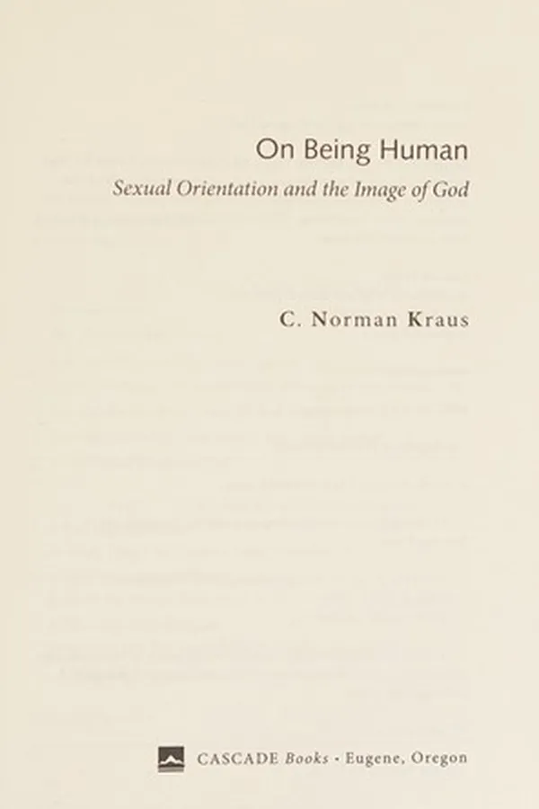 Capa de On being human