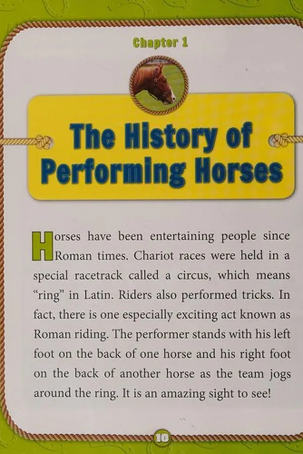 Capa de Performing horses
