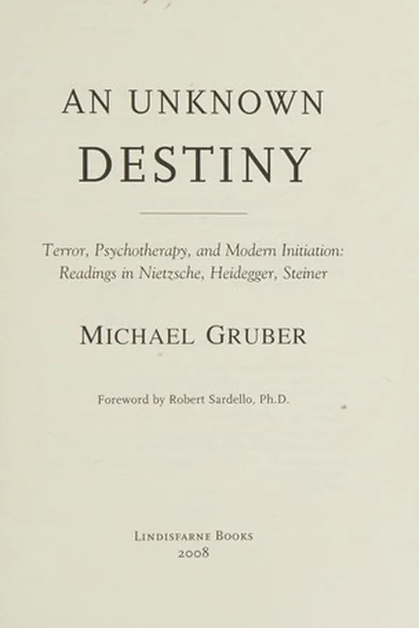 Capa de An unknown destiny