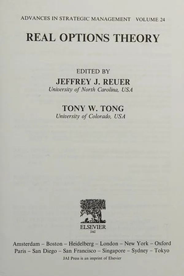 Capa de Real options theory