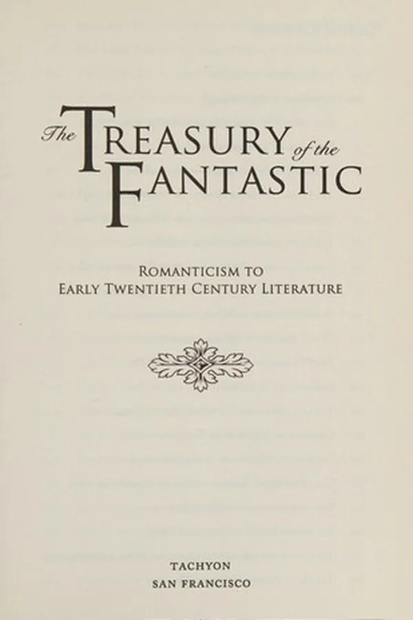 Capa de The treasury of the fantastic