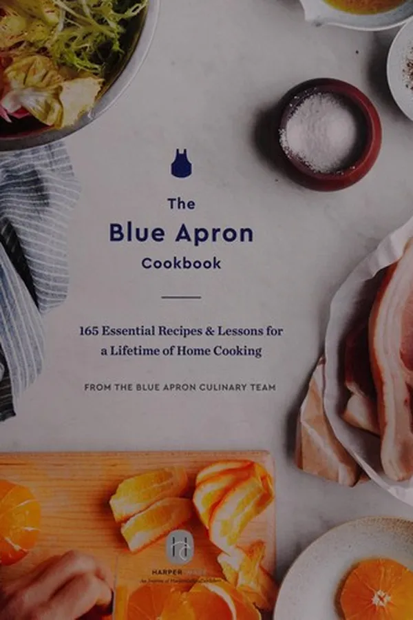 Capa de The Blue Apron cookbook