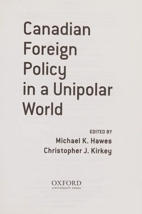 Capa de Canadian Foreign Policy in a Unipolar World