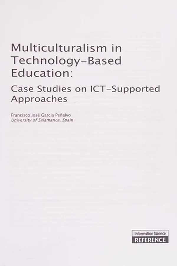 Cover of Multiculturalism in technology-based education