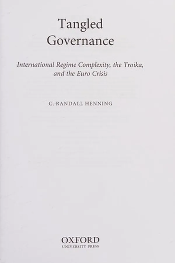 Capa de Tangled Governance