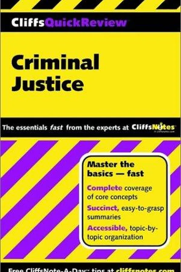 Capa de Criminal Justice (Cliffs Quick Review)