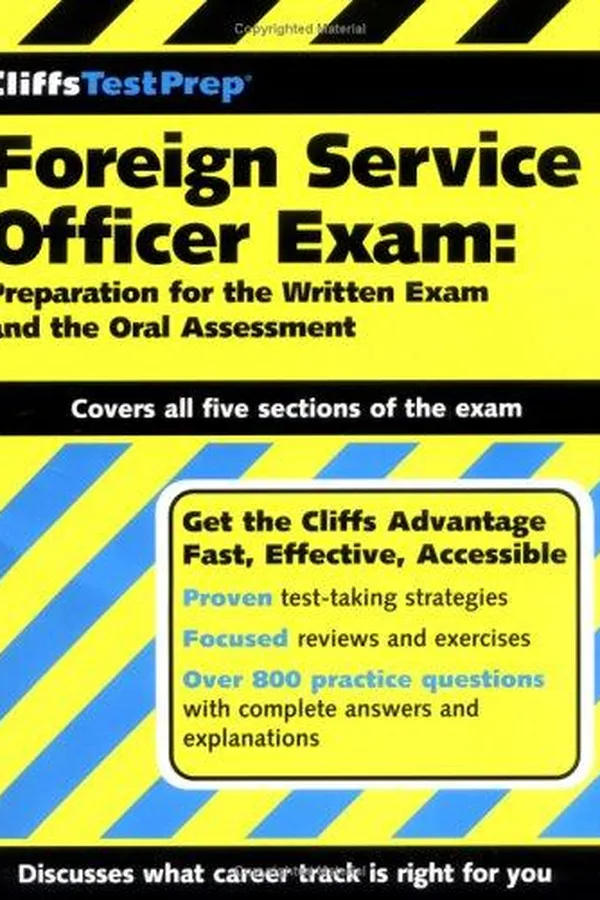 Capa de CliffsTestPrep Foreign Service Office Exam