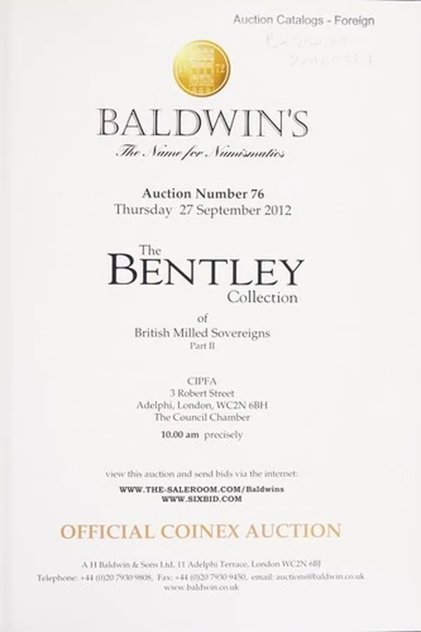 Capa de Auction number 76