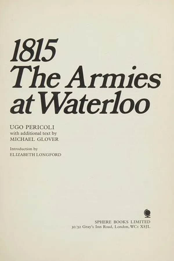 Capa de 1815, the Armies at Waterloo