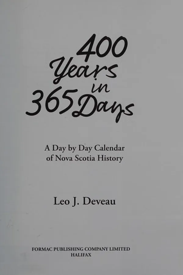 Capa de 400 Years in 365 Days