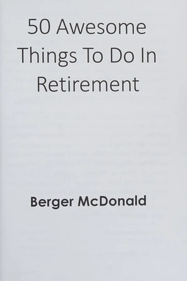 Capa de 50 Awesome Things To Do In Retirement