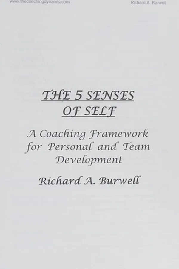 Capa de The 5 Senses of Self