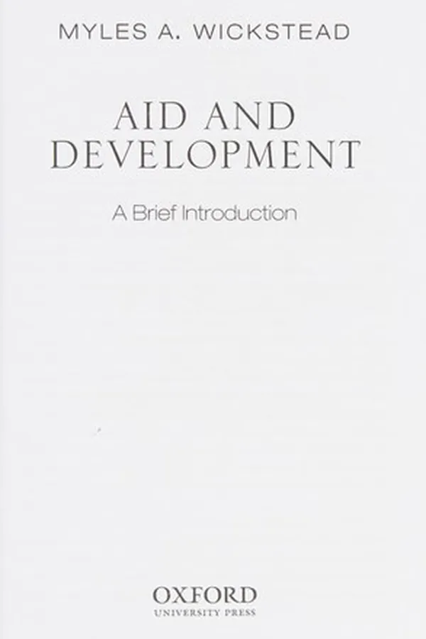 Capa de Aid and Development