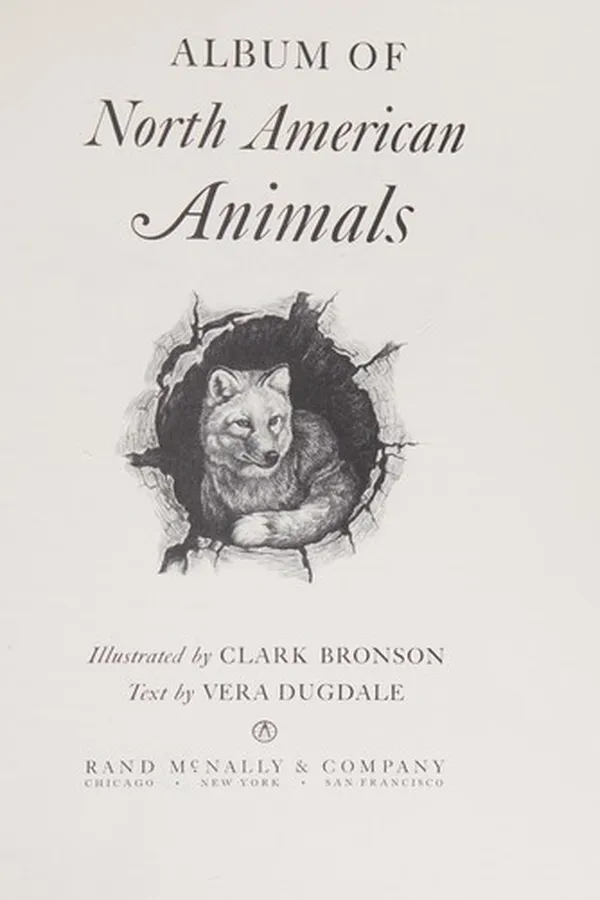 Capa de Album of North American animals