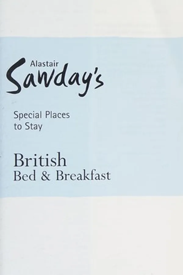 Cover of British Bed and Breakfast
