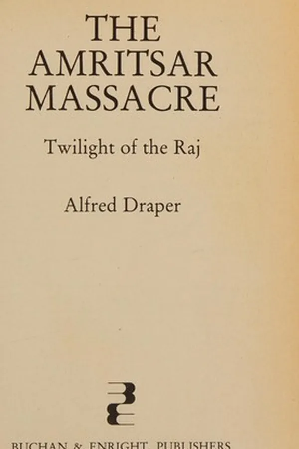 Cover of The Amritsar massacre