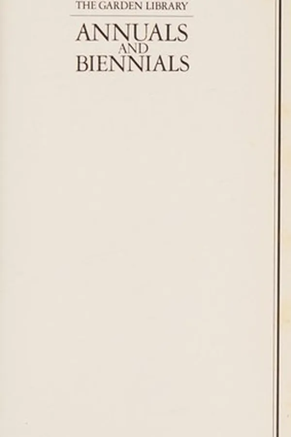 Capa de Annuals and biennials