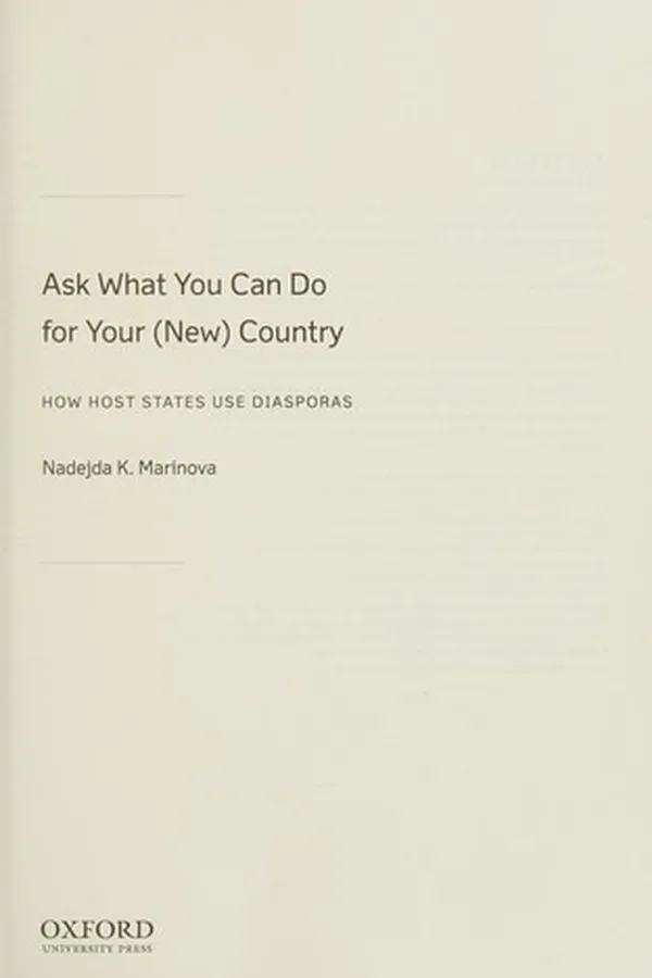 Capa de Ask What You Can Do for Your  Country