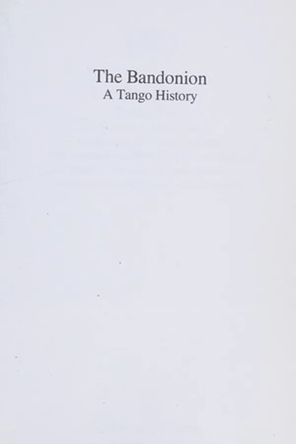 Capa de The bandonian
