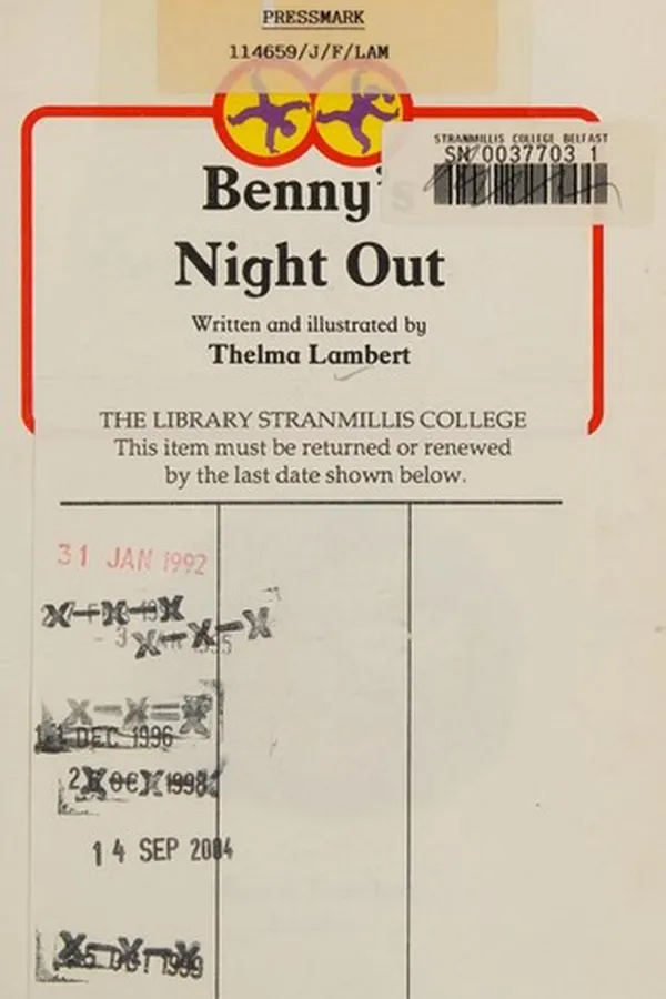 Capa de Benny's Night Out