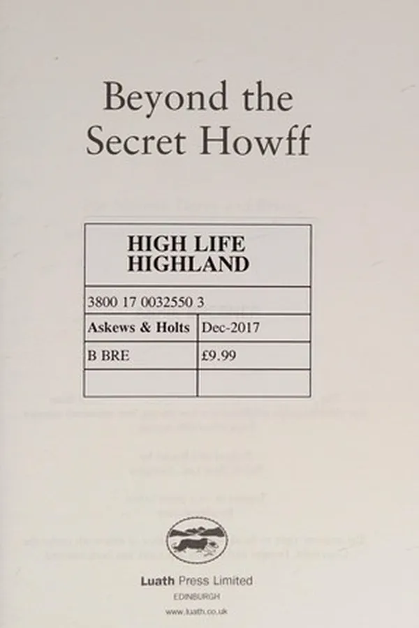 Capa de Beyond the Secret Howff