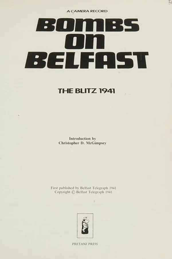 Capa de Bombs on Belfast : The Blitz 1941